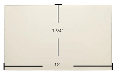 thumbnail image 2 of Traditions T300P Pellet Stove Door Glass, Ceramic Wood Stove Fireplace Glass, Golden 2 of 4